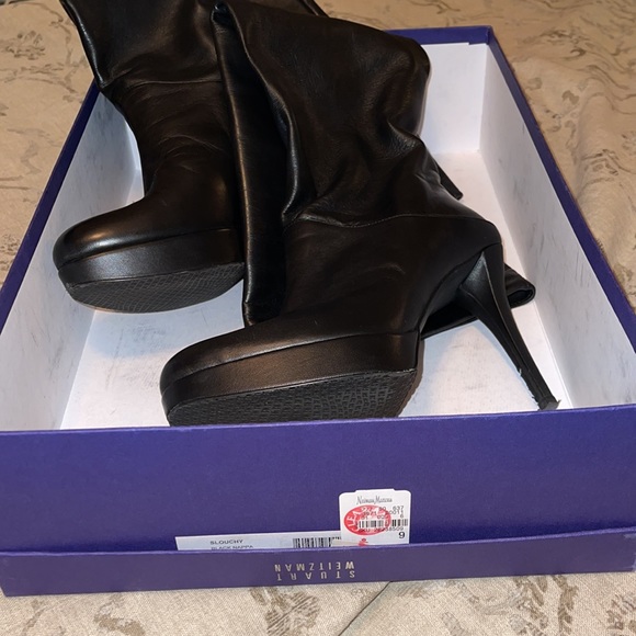 Stuart Weitzman slouchy healed boot size 9 - Picture 6 of 14